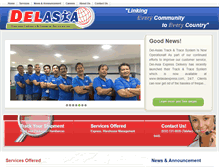 Tablet Screenshot of delasiaexpress.com